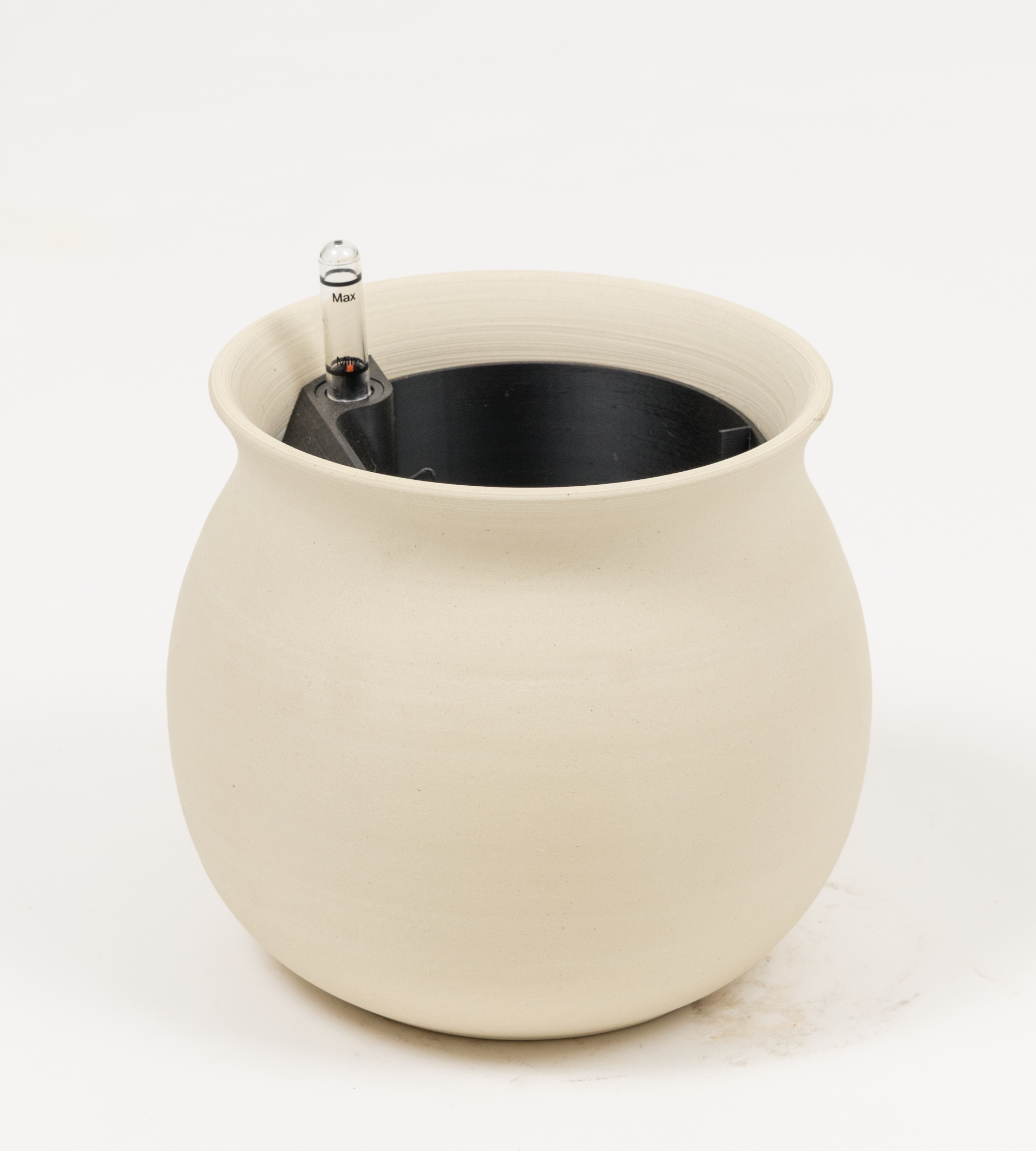 self watering planter with stand Self-watering Planter Leucadia Natural Clay