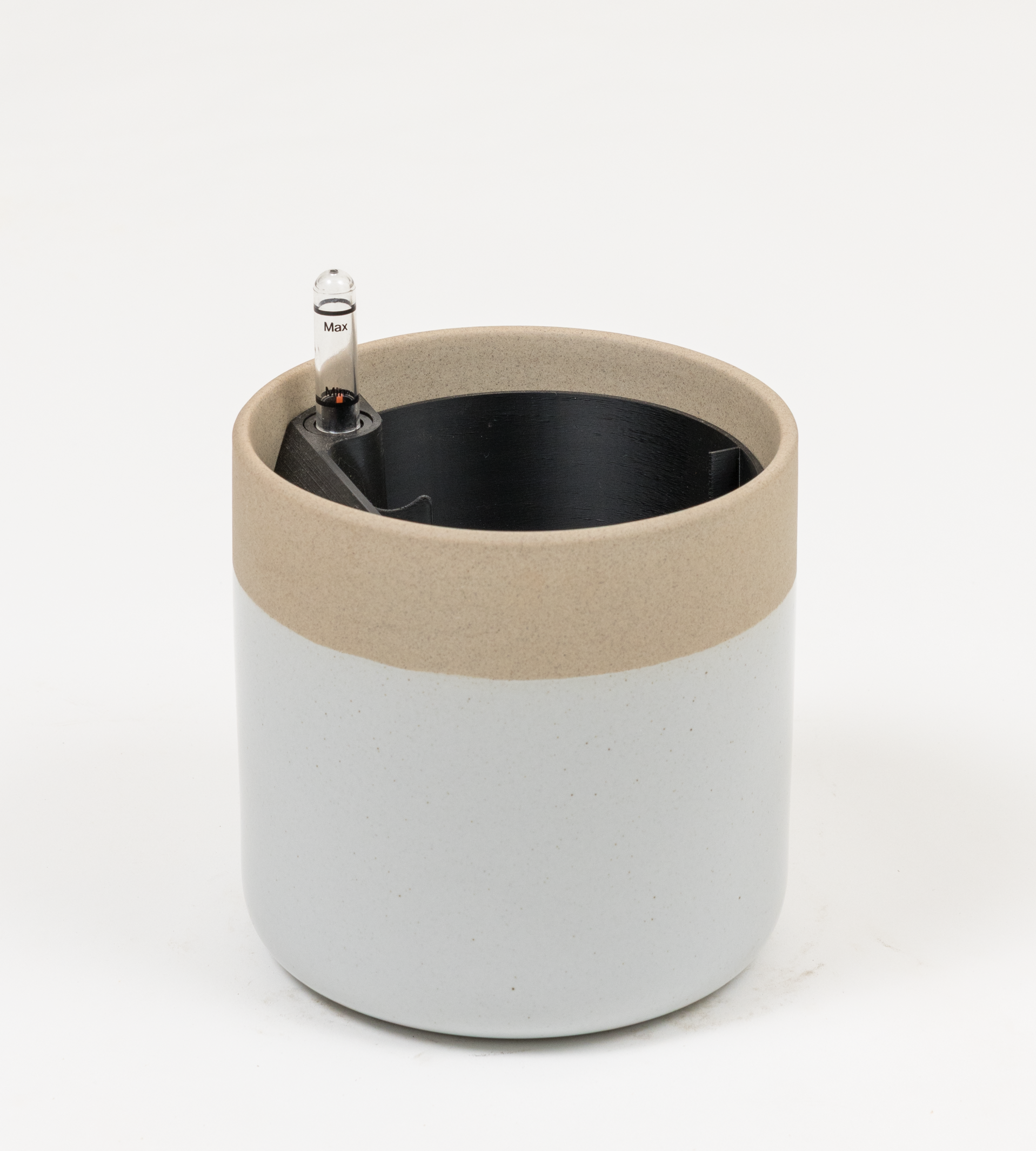 Self-watering Planter Mesa Dipped Natural