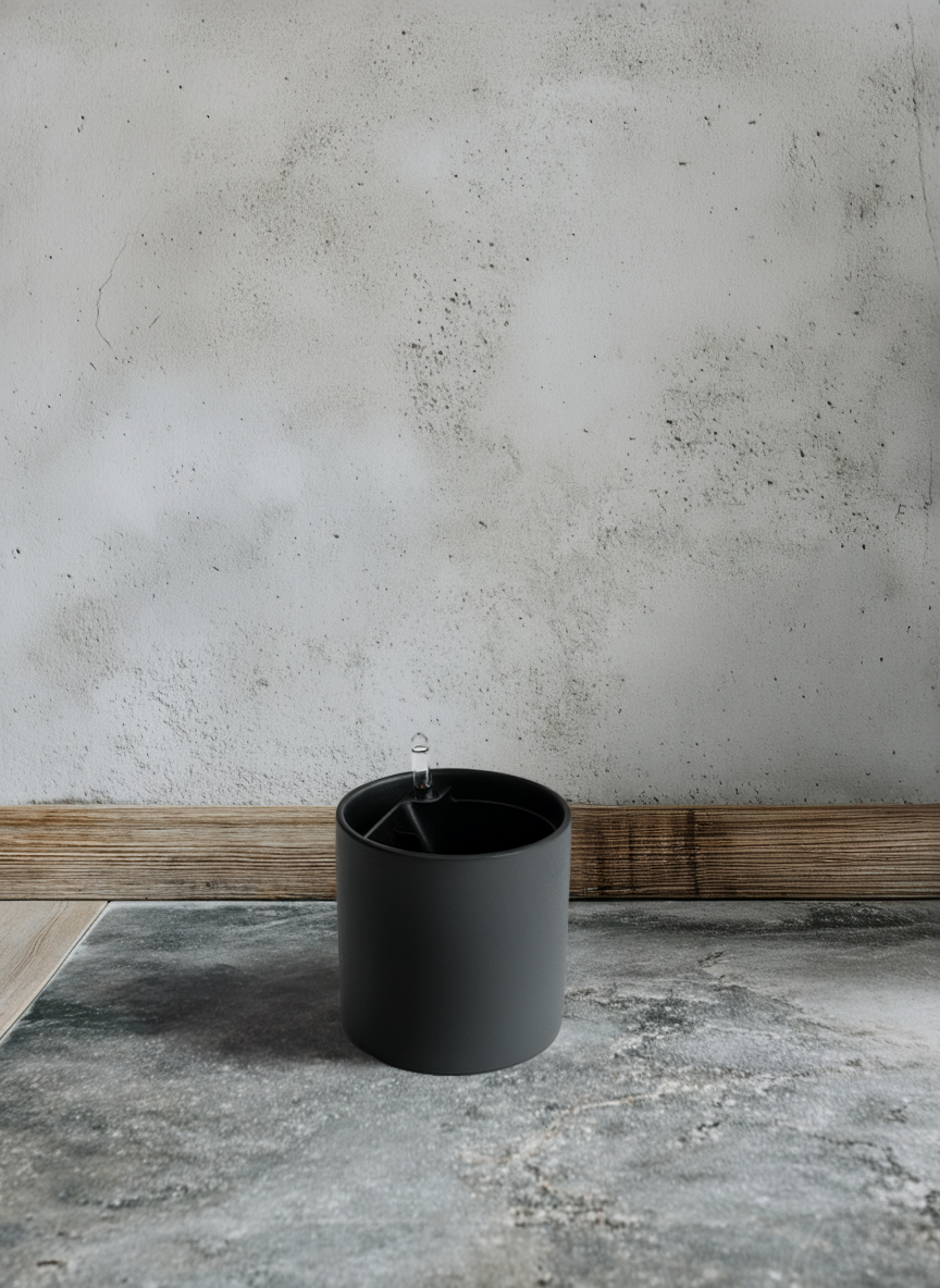Self-watering Planter Pacific Black