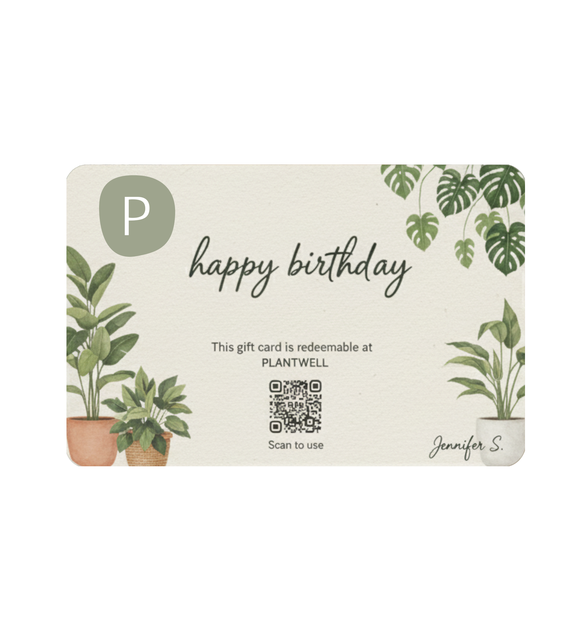 PLANTWELL Gift Card