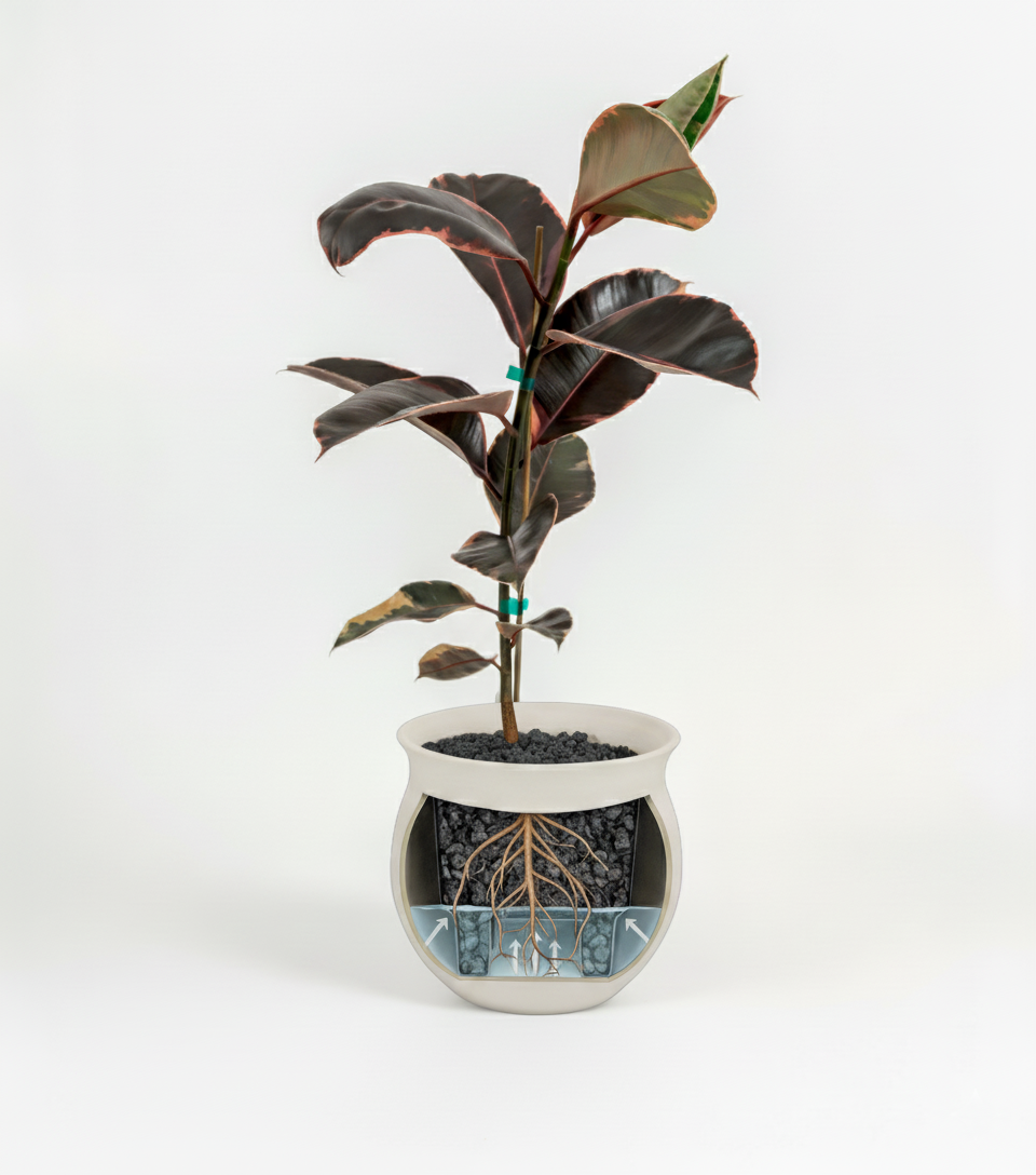 Ficus elastica 'Ruby'