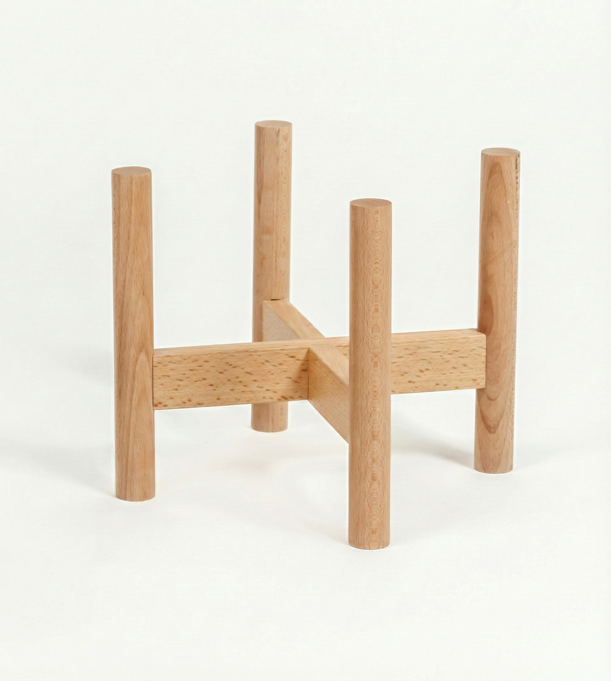 Self-watering Planter Mesa Dipped Natural